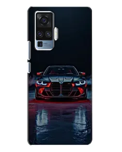 Чехол для Vivo X50 Pro с картинкой «BMW на мокрой дороге»