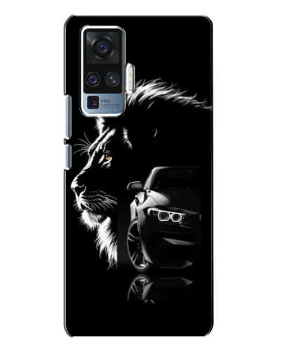 Чехол для Vivo X50 Pro с картинкой «BMW и лев» Чехол для Vivo X50 Pro с картинкой «BMW и лев»