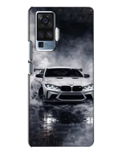 Чехол для Vivo X50 Pro с картинкой «BMW сквозь туман» Чехол для Vivo X50 Pro с картинкой «BMW сквозь туман»