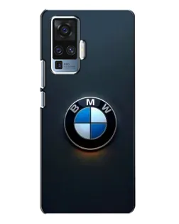 Чехол для Vivo X50 Pro с картинкой «Логотип BMW — минимализм»