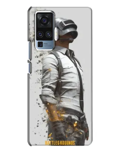 Чехол для Vivo X50 Pro с картинкой «PUBG — боец в пыли»