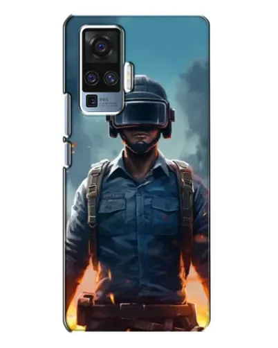 Чехол для Vivo X50 Pro с картинкой «PUBG — реалистичный герой»