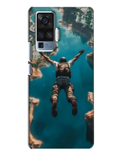 Чехол для Vivo X50 Pro с картинкой «PUBG — свободное падение»