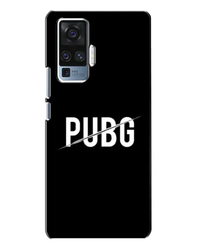 Чехол для Vivo X50 Pro с картинкой «PUBG — белый логотип»