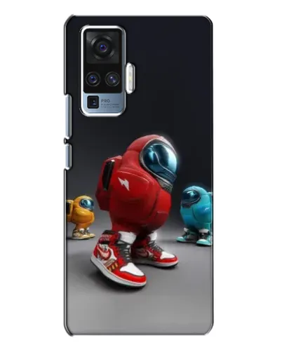 Чехол для Vivo X50 Pro с картинкой «Among Us — 3D стиль»