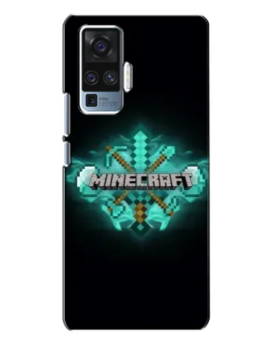 Чехол для Vivo X50 Pro с картинкой «Minecraft Diamond лого» Чехол для Vivo X50 Pro с картинкой «Minecraft Diamond лого»