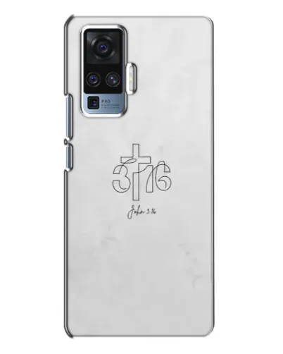 Чехол для Vivo X50 Pro с картинкой «Иоанна 3:16 Крест» Чехол для Vivo X50 Pro с картинкой «Иоанна 3:16 Крест»