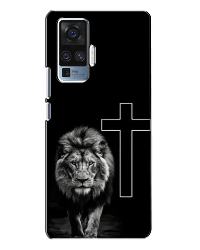 Чехол для Vivo X50 Pro с картинкой «Лев и Крест» Чехол для Vivo X50 Pro с картинкой «Лев и Крест»