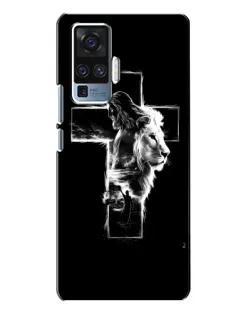 Чехол для Vivo X50 Pro с картинкой «Сияющий крест Jesus»