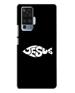 Чехол для Vivo X50 Pro с картинкой «Рыба Jesus»