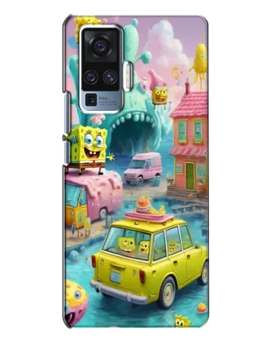 Чехол для Vivo X50 Pro с картинкой «Монстр-трак приключения»