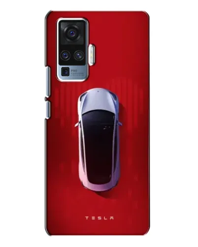 Чехол для Vivo X50 Pro с картинкой «Tesla Top View»