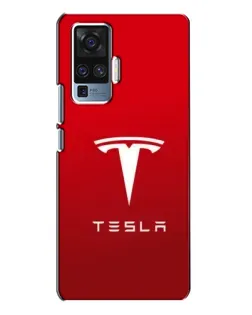 Чехол для Vivo X50 Pro с картинкой «Tesla Red Classic»