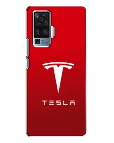 Чехол для Vivo X50 Pro с картинкой «Tesla Red Classic»
