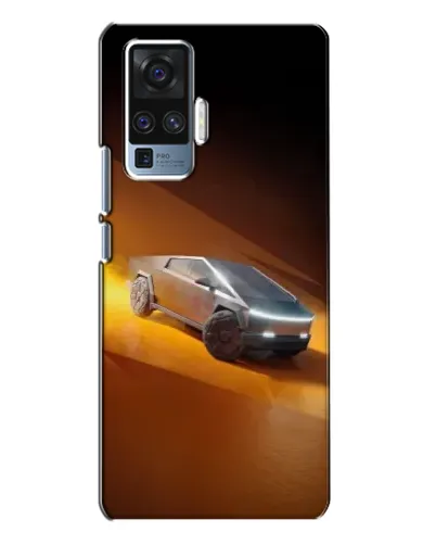 Чехол для Vivo X50 Pro с картинкой «Cybertruck в пустыне»