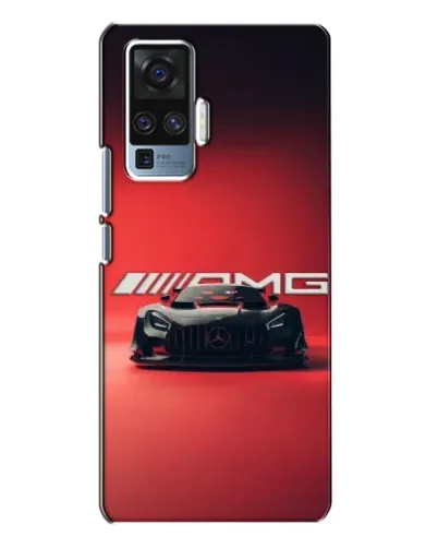 Чехол для Vivo X50 Pro с картинкой «Mercedes AMG — красная линия»