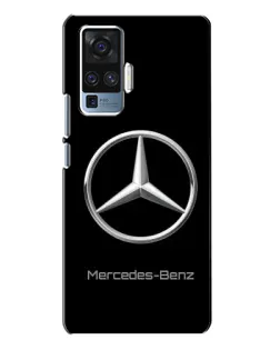 Чехол для Vivo X50 Pro с картинкой «Mercedes Silver Logo»