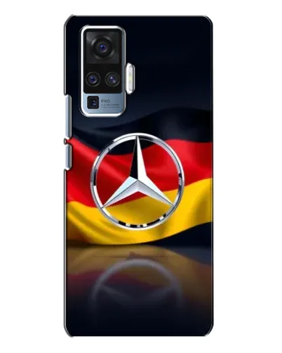 Чехол для Vivo X50 Pro с картинкой «Mercedes — флаг Германии»