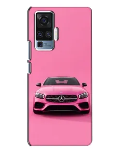 Чохол для Vivo X50 Pro з картинкою «Рожевий Mercedes AMG»