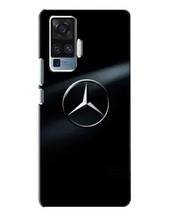 Чохол для Vivo X50 Pro з картинкою «Mercedes на металі»