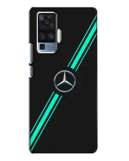 Чохол для Vivo X50 Pro з картинкою «Спортивні лінії Mercedes»