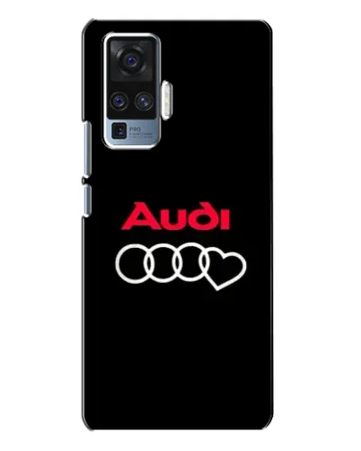 Чехол для Vivo X50 Pro с картинкой «Логотип Audi Heart»