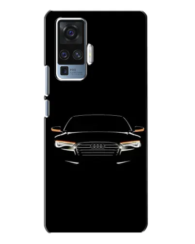 Чехол для Vivo X50 Pro с картинкой «Audi — ночной контур»