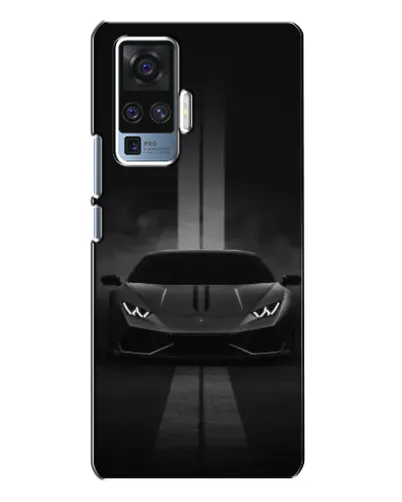 Чехол для Vivo X50 Pro с картинкой «Lamborghini симметрия дорог»