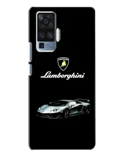 Чехол для Vivo X50 Pro с картинкой «Логотип Lamborghini классика»