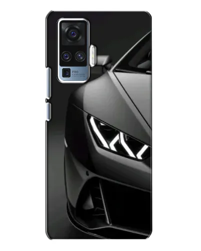 Чехол для Vivo X50 Pro с картинкой «Lamborghini фары детализация»