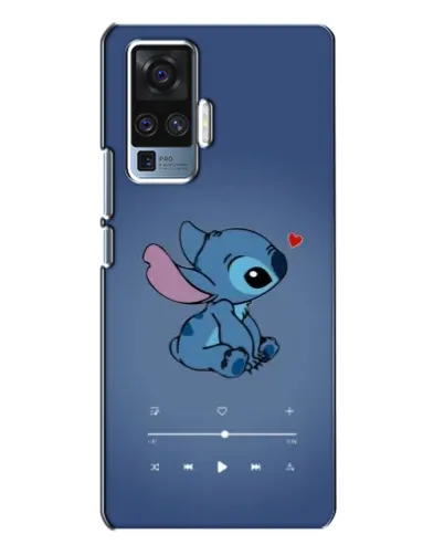 Чехол для Vivo X50 Pro с картинкой «Музыкальный Stitch»