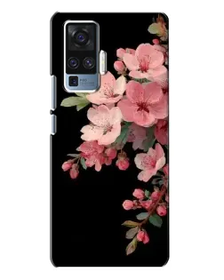 Чехол для Vivo X50 Pro с картинкой «Розовая ветка сакуры»