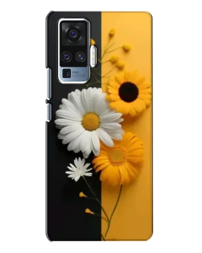 Чехол для Vivo X50 Pro с картинкой «Подсолнух и ромашка» Чехол для Vivo X50 Pro с картинкой «Подсолнух и ромашка»