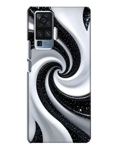 Чехол для Vivo X50 Pro с картинкой «Черно-белая спираль» Чехол для Vivo X50 Pro с картинкой «Черно-белая спираль»