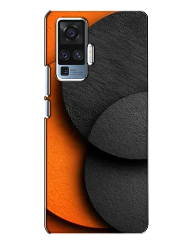 Чехол для Vivo X50 Pro с картинкой «Геометрия оранжевых кругов» Чехол для Vivo X50 Pro с картинкой «Геометрия оранжевых кругов»