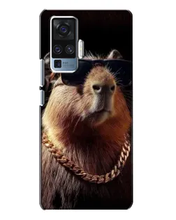Чехол для Vivo X50 Pro с картинкой «Капибара золотая цепь» Чехол для Vivo X50 Pro с картинкой «Капибара золотая цепь»