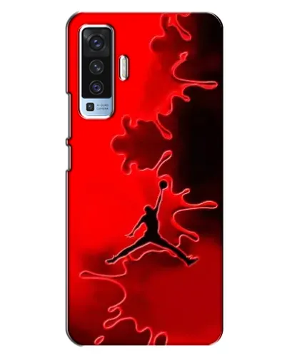 Чехол для Vivo X50 с картинкой «Jordan Red Smoke» Чехол для Vivo X50 с картинкой «Jordan Red Smoke»