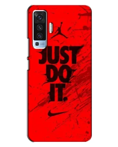 Чехол для Vivo X50 с картинкой «Nike Just Do It» Чехол для Vivo X50 с картинкой «Nike Just Do It»