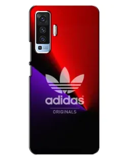 Чехол для Vivo X50 с картинкой «Adidas Red Neon»