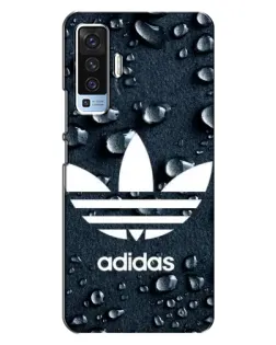 Чехол для Vivo X50 с картинкой «Adidas Trefoil Blue»