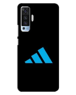 Чехол для Vivo X50 с картинкой «Adidas Cyan Logo»