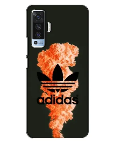 Чехол для Vivo X50 с картинкой «Оранжевый дым Adidas» Чехол для Vivo X50 с картинкой «Оранжевый дым Adidas»