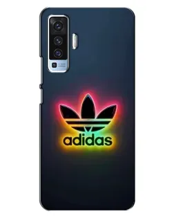 Чехол для Vivo X50 с картинкой «Неоновый Adidas»