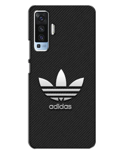 Чехол для Vivo X50 с картинкой «Adidas Карбоновая текстура» Чехол для Vivo X50 с картинкой «Adidas Карбоновая текстура»