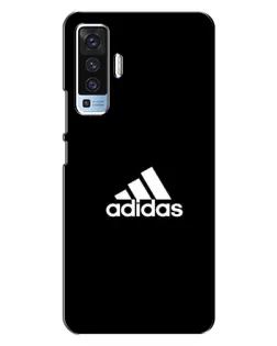 Чехол для Vivo X50 с картинкой «Черная классика Adidas»