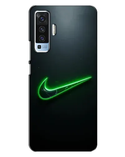 Чехол для Vivo X50 с картинкой «Неоновый контур Nike» Чехол для Vivo X50 с картинкой «Неоновый контур Nike»