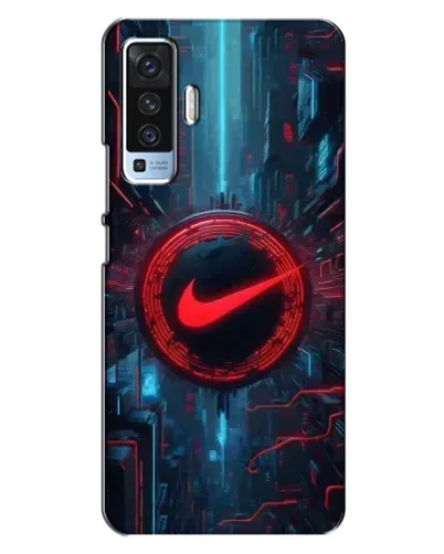 Чехол для Vivo X50 с картинкой «Техногенный стиль Nike» Чехол для Vivo X50 с картинкой «Техногенный стиль Nike»