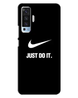Чехол для Vivo X50 с картинкой «Классический принт Nike»
