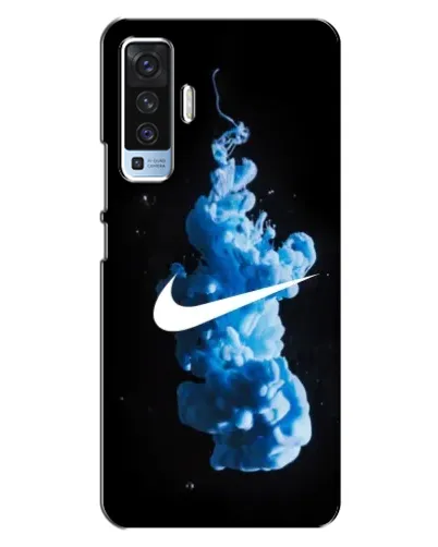 Чехол для Vivo X50 с картинкой «Nike и синий дым» Чехол для Vivo X50 с картинкой «Nike и синий дым»