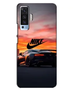 Чехол для Vivo X50 с картинкой «Nike и суперкар»